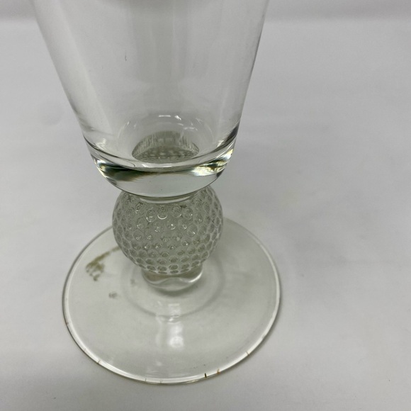 Vintage Disney World ESPN Club Glass with Golf Ball Base - Picture 3 of 6